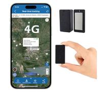 TKMARS 4G GPS, TK901 Mini GPS Tracker for Kids, Cats, Luggage, GPS with No Subscription Fees,Magnetic Waterproof for Car, Motorbike, Realtime Tracking + Notification, SIM Included
