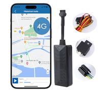TKMARS 4G GPS Tracker for Car, Acc Alarm No Subscription, GPS Tracker Direct Connection to Battery, Anti-Theft Real-Time Tracker Devices for Motorcycle Car Truck Scooter TK806