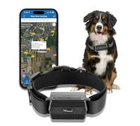 TKMARS 4G GPS Tracker for Dogs, Horses, Cattle, Sheep & Large Animals,IP66 Waterproof Pet & Livestock GPS Locator,30 Days Standby, Geo-Fence, 6 Months History Route Tracking, TK935