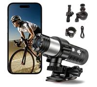 TKMARS Action Camera, 1080P Wifi Helmet Camera Electronic Image EIS Stabilization and Waterproof 1600 mAh Long-lasting Battery Life Motorbike Bike Helmet Camera TF Supports 265G for Climbing Riding