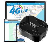 TKMARS GPS Tracker for Car 4G 10000Mah 160 Days Standby, Magnetic Waterproof Realtime Worldwide Tracking no Subscription with Free APP, Anti-Lost Notification for Motorcycle Fleet Truck