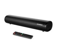 TKMARS Soundbar for TV, 2.0ch Soundbar with Subwoofer, 30W Bluetooth Wireless, 3 EQ Modes and Remote Control All-in-one Sound Bar with Optical, AUX, USB, Coaxial Bluetooth Speaker Soundbar