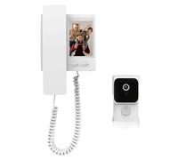 TKMARS Wireless Video Doorbell with Display & Monitor, 2-Way Intercom Night Vision Camera, No Monthly Fee, No WiFi/APP Required, 2.4G Bluetooth Connectivity intercom systems for home.
