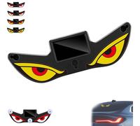 TKNIBEEN Solar Demon Eye Led Car Window Light, Dynamic Demon Eyes Light, Wireless no Drill Solar and Usb Powered Demons Eyes Warning Lights, Decorative Lights for Cars Windshield Rear Window (B)