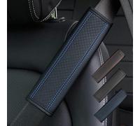 TKNMGHULZ Seat Belt Pads for Ford Transit/Tourneo Custom 2026 2025 2024-2013, 2 Pack Premium Leather Car Shoulder Strap Covers, Soft Comfort Seatbelt Protector,B