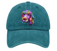 TKPA MOL Baseball Cap Cocker Spaniel Dog Trucker Hat for Teen Graphic Washed Denim Adjustable
