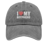 TKPA MOL Baseball Cap I Love My Boyfriend Embroidery Dad Caps for Teen Trendy Cotton Adjustable
