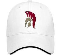 TKPA MOL Baseball Cap Spartan Logo Embroidery Trucker Cap for Men Cool Adjustable for Gifts White