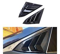 TKREENO for Honda 10th Gen Civic 2016-2021 Rear Side Window Louver Decorate Cover Rear Air Vent Window Louvers Blinds Covers Auto Accessories (10th Gen Civic Sedan, Carbon Fiber Color)