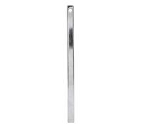 TKSE 12 Inch Length 3/4 Inch Double D Galvanize Steering Shaft DD Surfaces Plated Steel Steering Shaft Fit for 0.75 Inch Universal U Joints