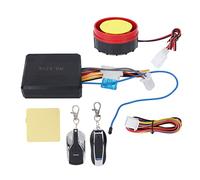 TKSE 12V Motorcycle Alarm System,Remote Motorcycle Anti Theft System,Universal Motorcycle Waterproof Anti Theft Alarm System Kit One Way with Double Remote Control for Motorbike Scooter