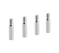 TKSE 4 Pack Tyre Valve Extensions, Metal Valve Stem Extenders for Caps Stem Extensions Extender Car Truck Van Caravan, Valves Stem Adapter