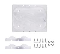 TKSE Aluminum Alloy Battery Tray Holder Relocation Bracket Mount Kit Secure Stable Durable For Optima 34 78 Blue Yellow Red Top Vehicle Battery Replacement Smooth Surface Includes