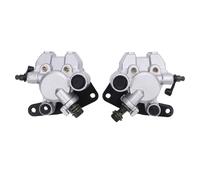 TKSE ATV Front Brake Caliper with Pads Enhanced Safety Metal Construction Direct Fitment for Banshee 350 YFZ350 Bear Tracker 250 YFM250 Big Bear 250 YFM250 Grizzly 350 YFM350 2 Pie