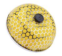 TKSE Car Air Intake Filter, Car Air Intake Inlet Filter Cleaner Mushroom Foam Gauze High Flow Universal (Yellow)