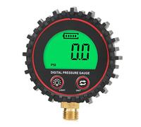 TKSE Digital Pressure with 4 Units Switchable Bright LCD Backlit Display for Cars Trucks Motorcycles RVs Accurate 1/4in 3 255PSI ABS Copper Material