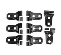 TKSE Door Hinge Cover Trim Stylish Protective Decorative Auto Side Door Hinge Protector Replacement for JL JLU Unlimited Sport Sahara Freedom 2018 2025 Premium ABS Plastic (Black)