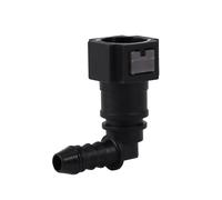 TKSE Fuel Line Connector, 7.89mm Female Elbow, Nylon Fuel Line Quick Release Connect Connector Motorcycle Hose Coupler