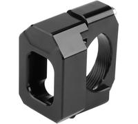 TKSE Gear Indicator Holder, Universal Aluminum Alloy Motorcycle Speed Gear Display Indicator Holder Bracket Black Fits 22mm to 28.6mm
