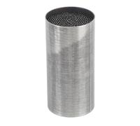 TKSE Motorcycle Exhaust Pipe Catalyst, Stainless Steel Front Middle Exhaust Muffler Catalyst Universal for Motorbike(48 * 100mm)