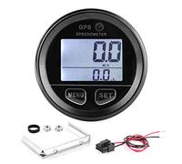 TKSE Motorcycle Odometer,GPS Speedometer,2.36in DC10-24V GPS Speedometer Odometer LCD Digital Gauge for ATV UTV Motorcycle Marine Boat