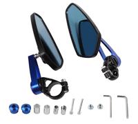 TKSE Pair Motorcycle Handlebar End Rearview Mirrors Bar End Mounted Replacement for Street Bikes Naked Bikes Cruisers Chopper Compatible with B King GSF1250 GSF600 CB1000R Z