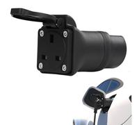 TKSE Portable EV Charging Adapter - IEC 62196 Type 2 Male to UK Plug, (250V, 16A, 3.5KW) AC Power