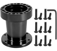 TKSE Steering Wheel Spacer,3 Inch Universal Car Steering Wheel Hub,Steering Wheel Hub Adapter Connector and Aluminum Spacer Steering Wheel Hub Adapter Kit (Not A Direct Bolt on Application)