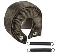 TKSE Turbocharger Cover, Single Titanium Turbo Heat Shield Blanket Barrier Turbo Charger Cover T3/GT35/GT37/GT40/GT42
