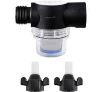 TKSE Water Pump Strainer, Inline Pump Filter, Twist-On Fresh Water Pump Strainer Filter, Compatible with WFCO Shurflo, Clear Housing for RV, Camper, Garden Pump