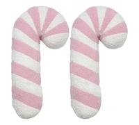 Tktouci 2pc Christmas Candy Cane Pillow - Christmas Pillows Candy Cane | Candy Cane Throw Pillows | Candy Cane Christmas Decorations For Sofa Ornament Living, Bedroom Soft Skin-Friendly