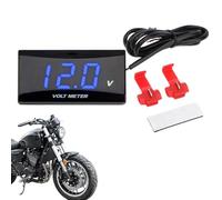 Tktouci Battery Meter | 0-20V LCD Display Small Gauge,Motorcycle Modification Voltage Meter | for Car Automotive Motorcycle Truck RV ATV Pickup Sedan Scooter Dashboard Handlebar