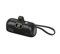 Tktouci Charger Powers Bank,PD 22.5W 5000mah Small Powers Bank With Lcd Display | Portable Banks With Built-in Cable For Home, Traveling