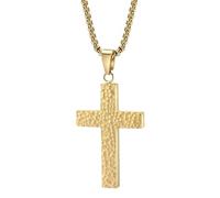 Tktouci Cross Necklace for Women - Pendant Necklace - 3D Printed Pendant Jewelry with Secret Compartment for Religious Baptism Casual Women