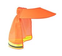 Tktouci Hard Hat Sun Shade - Hard Hat Sun Visor - Adjustable Tightness Cap Attachment Anti-UV Breathable for Face Head Work Hiking Gardening Cycling Labor