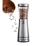 Tktouci Pepper Grinder,Stainless Steel Pepper Grinder Device | Rechargeable Electric Mill for Peppercorns,for Apartment Kitchen Dormitory Hotel Restaurant Rental