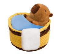 Tktouci Plush Capybara - Soft Cute Doll Home Decor - Plush Bathing Capybara Toys Soft Pillow - for Christmas Birthday Home Office Dorm Sofa Living Room Bedroom Nursery