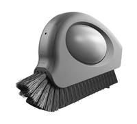 Tktouci Sliding Door Track Cleaner - Window Groove Cleaning Brush with Scraper,Ergonomic Scrub Duster for Household Commercial Car Glass Metal Tile Grout Corner Sill Shutter Narrow