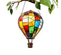 Tktouci Solar Hot Air Balloon, Decorative Flickering Flame Lamp, Waterproof Hangable Outdoor Lantern Decor for Wedding Halloween Yard Birthday Garden Holiday Porch