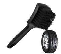 Tktouci Tire Cleaner Brush, Hard Bristle Car Wheel Cleaner Brush, Non-Slip Handle Scrubber Cleaning Tools for Washing Mud Stain RV SUV Exterior Truck Auto Dust Driver Men Women
