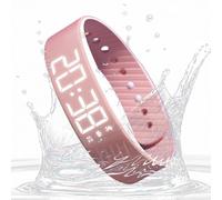 Tktouci Watch with Alarm - Vibrating Alarm Wristband Smart Watch | Anti-Snooze Cool Gadgets Clock Smartwatch for Heavy Sleepers Bedroom Travel Sports School Outdoor Work