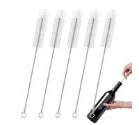 Tktouci Water Bottle Cleaner Brush,Baby Bottle Scrubber Cleaning Brush | Scrubber Bendable Long Handle Cleaning Supplies, Kitchen Gadgets Cup Washer for Flask Coffee Mugs Wine Decanter