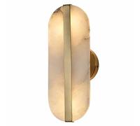 TkTsjtle Post Modern Marble Wall Lamp Natural Alabaster Wall Sconce Stone Wall Lighting Bedroom Wall Mount Lighting Creative Design Led Wall Light For Living Room Hallway Study Room Dinning Room Stair