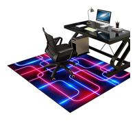 Tkuhknag 160 x 180 cm Gaming Chair Mat for carpet floors Chair Mat Office Chair Mat for Hard Floor Non Slip Desk Chair Mat Multi-Purpose Hard Floor Protector for Home and Office Anti-scratch