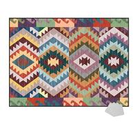 Tkuhknag 180 x 160 cm Drum Carpet Rug Soundproof Drum Mat Non-Slip Soundproof Drum Blanket Mat Drum Carpet for Drums & Percussion Drum Accessories for Jazz Drum Set Rectangle Musical Instruments Mat