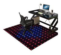 Tkuhknag 200 x 230 cm Gaming Chair Mat for carpet floors Chair Mat Office Chair Mat for Hard Floor Non Slip Desk Chair Mat Multi-Purpose Hard Floor Protector for Home and Office Anti-scratch