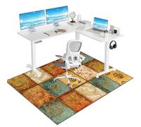 Tkuhknag Chair Mat Office Chair Mat for Hard Floor, Desk Chair Mat, Gaming Chair Mat for carpet floors Non Slip, Multi-Purpose Hard Floor Protector for Home and Office Anti-scratch 200 x 230 cm