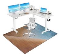 Tkuhknag Chair Mat Office Chair Mat for Hard Floor, Desk Chair Mat, Gaming Chair Mat for carpet floors Non Slip, Multi-Purpose Hard Floor Protector for Home and Office Anti-scratch 200 x 230 cm