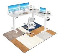 Tkuhknag Chair Mat Office Chair Mat for Hard Floor, Desk Chair Mat, Gaming Chair Mat for carpet floors Non Slip, Multi-Purpose Hard Floor Protector for Home and Office Anti-scratch 180 x 230 cm