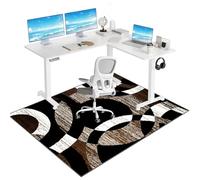 Tkuhknag Chair Mat Office Chair Mat for Hard Floor, Desk Chair Mat, Gaming Chair Mat for carpet floors Non Slip, Multi-Purpose Hard Floor Protector for Home and Office Anti-scratch 180 x 200 cm